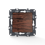 PRIME ΜΠΟΥΤΟΝ ΑΠΛΟ ΜΕ ΚΛΙΠ 1P 10A 250VAC IP20 ΞΥΛΟ