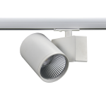 WHITE LED TRACK LUMINAIRE 40W 4000K 1-PHASE 38° 4200LM 230V AC Ra80