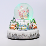 LED RGB DECOR MULTICOLOR VILLAGE + BLOWING WATERBALL +MUSIC 4.5V (ADAPT) / 3ΑΑ (BAT) 20Χ18Χ20CM