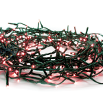 300LED STRING LIGHTS PER 5cm MULTICOLOR ADAPTOR 31VDC & CONNECTABLE MAX 2 SETS IP44 3m GREEN CABLE