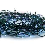 300LED STRING LIGHTS PER 5cm BLUE ADAPTOR 31VDC & CONNECTABLE MAX 2 SETS IP44 3m GREEN CABLE