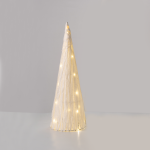 ^ "WHITE PAPER CONE TREE" 40 MINI WW LED ΛΑΜΠ. ΜΠΑΤ. 3ΧΑΑ,IP20 Φ27.5X90cm