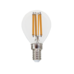 LED FILAMENT E14 G45 6W 6500K 230V AC 780LM RA80 30000H 360°