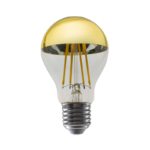 LED FILAMENT E27 DIM A60 GOLD 8W 2700K 230V AC 900LM RA80 30000H 180°