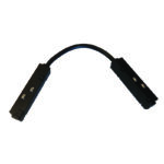 MATTE BLACK CABLE CORNER ELECTRICAL CONNECTOR FOR MAGNETIC TRACK 48V DC