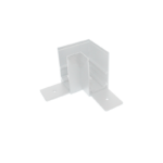 MATTE WHITE 90° CORNER FOR MAGNETIC SURFACE/PENDANT TRACK