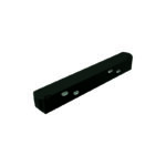 MATTE BLACK STRAIGHT ELECTRICAL CONNECTOR FOR MAGNETIC TRACK 48V DC