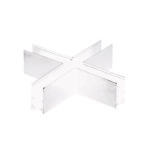 MATTE WHITE CONNECTOR "+" FOR MAGNETIC SURFACE/PENDANT TRACK