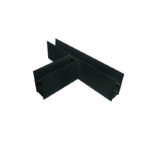 MATTE BLACK CONNECTOR "T" FOR MAGNETIC SURFACE/PENDANT TRACK