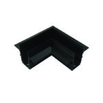 MATTE BLACK 90° CORNER FOR MAGNETIC TRIMLESS TRACK