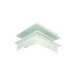 MATTE WHITE 90° OUTER CORNER FOR MAGNETIC TRIMLESS TRACK