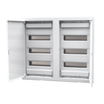 ΗΛ.ΠΙΝΑΚΑΣ ΠΛΑΣΤΙΚΟΣ ΧΩΝΕΥΤΟΣ 72 ΘΕΣΕΙΣ ΜΕΤΑΛΛΙΚΗ ΠΟΡΤΑ 3 ΣΕΙΡΕΣ IP40