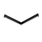 MATTE BLACK MAGNETIC LINEAR 90° CORNER 48V DC 20W 4000K 1750LM 110° OSRAM RA90 L322*307MM