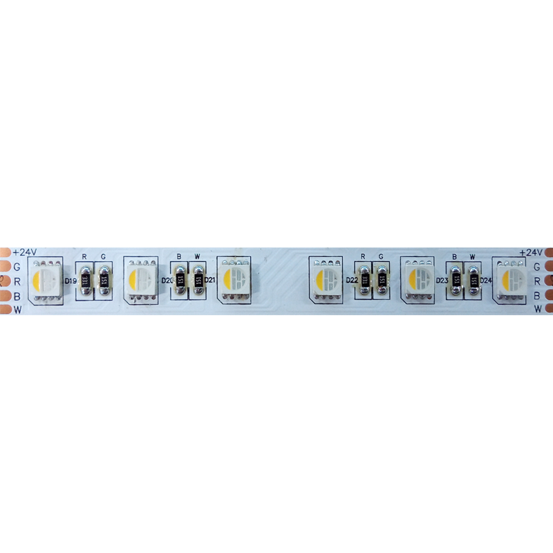 ΛΩΡΙΔΑ LED 5M 17W/M 24V DC IP20 RGBW-4000K 12mm 24505017RGBW40