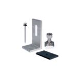 INSTALLATION BASE OF PV PANEL ON INDUSTRIAL ROOFTOP TYPE L SET WITH SCREWS