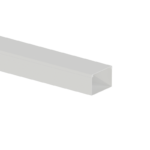 ^CABLE TRUNKING 60X40mm WITHOUT ADHESIVE TAPE WHITE WITH DOUBLE LOCK