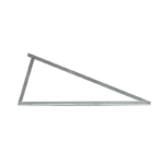 INSTALLATION TRIANGLE OF SINGLE SMALL PV PANEL ON FLAT ROOFTOP