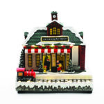 LED MULTIC.HOUSE TRAIN MOVEM. MUSIC ADAPT:4.5V (NOT INCL) BATT:3XAA (NOT INCL) 25*13,5*24,5cm