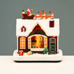 LED WW HOUSE TRAIN SLEIGH MUSIC ADAPT:4.5V (NOT INCL) BATT:3XAA (NOT INCL) 18*11*18,5cm