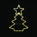 "PLASTIC XMAS TREE" 36 LED WW BATTERY (3ΧΑΑ)/USB, IP20, 32*0.5*44.5