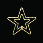 "PLASTIC STAR" 42 LED WW BATTERY (3ΧΑΑ)/USB, IP20, 36*0.7*34