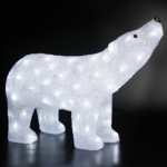ACRYLIC HEAD UP BEAR 120 LED CW IP44 55*17,5*37,5cm  30cm LEAD CABLE