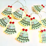 CHRISTMAS BELLS MOTIFS 10 LED WW STRING LIGHTS 2ΧAA (NOT INCL) IP20 1,35m 30cm TRANS LEAD CABLE