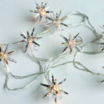 STARDUST 10 LED STRING LIGHTS WW BATT 2XAA (NOT INCL) IP20 1,35m 30cm TRANS LEAD CABLE