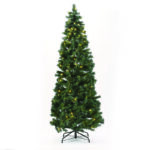 LAILIAS XMAS POP UP GREEN TREE 200 LED WW STEADY H210cm DIAM 76cm 2m LEAD CABLE
