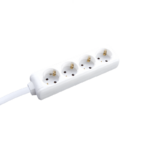 MULTISTRIP 4 SOCKETS WITH CHILD PROTECTION NO SWITCH 16A IP20 WITH CABLE H05VV-F 3x1.5mm2/5m