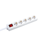 MULTISTRIP 5 SOCKETS WITH CHILD PROTECTION & SWITCH 16A IP20 WITH CABLE H05VV-F 3x1.5mm2/3m