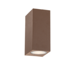 ^GU10 WALL LUMINAIRE 230V AC RUSTY IP65  MAX.2X35W