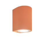 ^ROUND WALL MOUNTED LUMINAIRE IP65 GU10 TERRACOTTA CEMENT