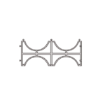 CAVIDOTTO SPACER, 4 CONDUITS, Φ110