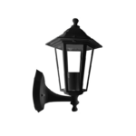 WALL LATERN LAMP BLACK IR44 E27 60W BLACK IR44 E27 60W ABOVE RAL C0026