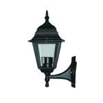 WALL LATERN LAMP BLACK IR44 E27 60W WALL LIGHT BLACK IR44 E27 60W TOP RAL C0026