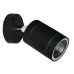 ALUMINIUM SPOTLIGHT GU10 BLACK WITH KEY RAL C0026