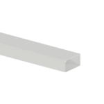 CABLE TRUNKING 80X40mm WITHOUT ADHESIVE TAPE WITH DOUBLE LOCK WHITE