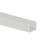 CABLE TRUNKING 80X60mm WITHOUT ADHESIVE TAPE WITH DOUBLE LOCK WHITE