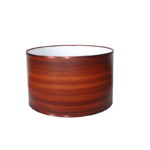 NETTO SHADE PTA DARK WOOD WITH BASE FOR E27 Φ30CM Χ Η18CM