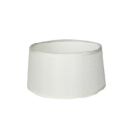 NETTO SHADE FABRIC WHITE WITH BASE FOR E27 Φ20CM X H10CM
