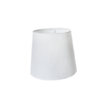 NETTO SHADE FABRIC WHITE WITH BASE FOR E14 Φ15CM X H13.5CM