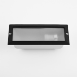 RECESSED GARDEN LIGHT No64 WITH GRILLE BLACK RAL C0026