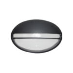 WALL LAMP OVAL  21.5CM WITH COVER GREY RAL7016M