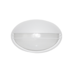 WALL LAMP OVAL  21.5cm WITH COVER RAL WHITE C3619M
