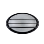 CEILING LAMP OVAL No5074 BLACK RAL C0026