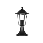GARDEN LIGHT ΙΡ44 Ε27 60W BLACK RAL C0026
