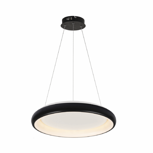 ΚΡΕΜΑΣΤΟ Φ/Σ LED 73W DIMMER CCT 5250LM ΜΑΥΡΟ ΜΕΤΑΛΛΙΚΟ D81XH120CM DIANA