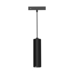 MINI BLACK MAGNETIC PENDANT LUMINAIRE 24V DC 2W 3000K 170LM 36° RA90 5 YRS Φ25*90(1000)ΜΜ