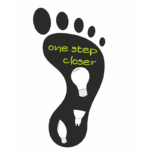 RIGHT FOOTPRINT FLOOR STICKER DIOLAMP 27x11cm